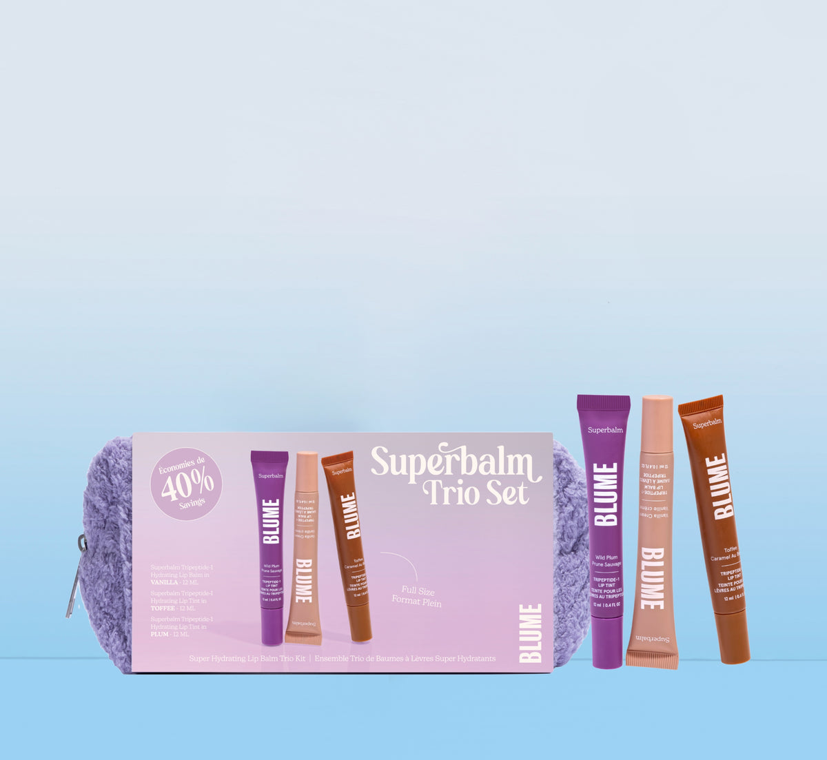 Blume Lip Balm Trio Kit