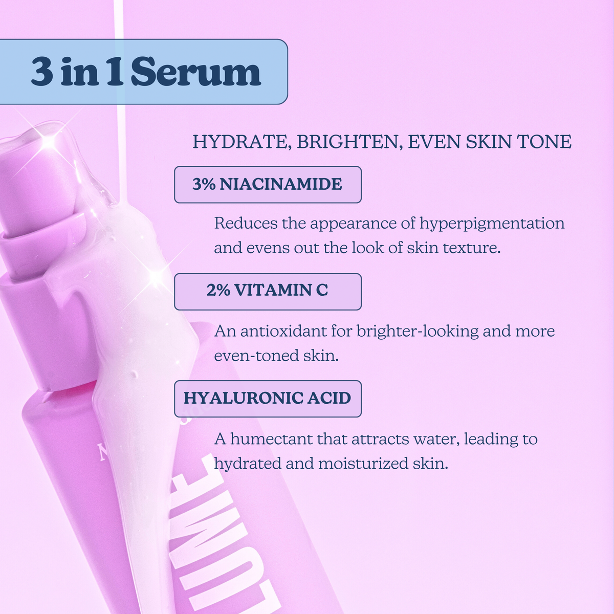 Milky Fade Serum with Niacinamide for Spots & Scars
