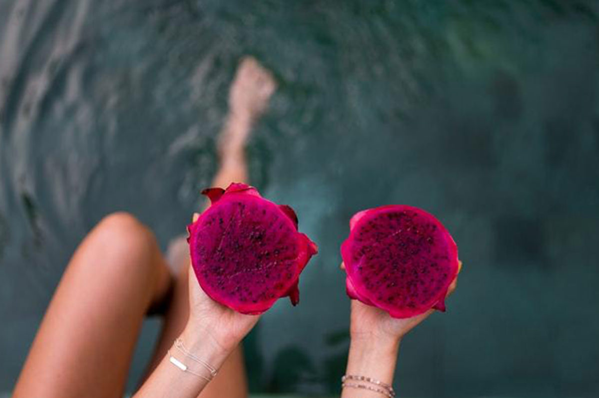red dragon fruit flesh