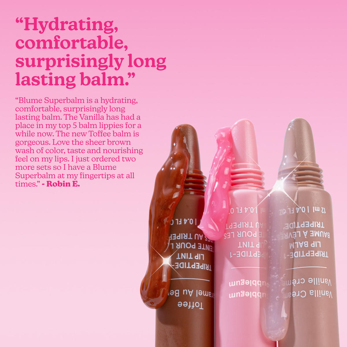 Superbalm Tripeptide-1 Lip Tint in Bubblegum