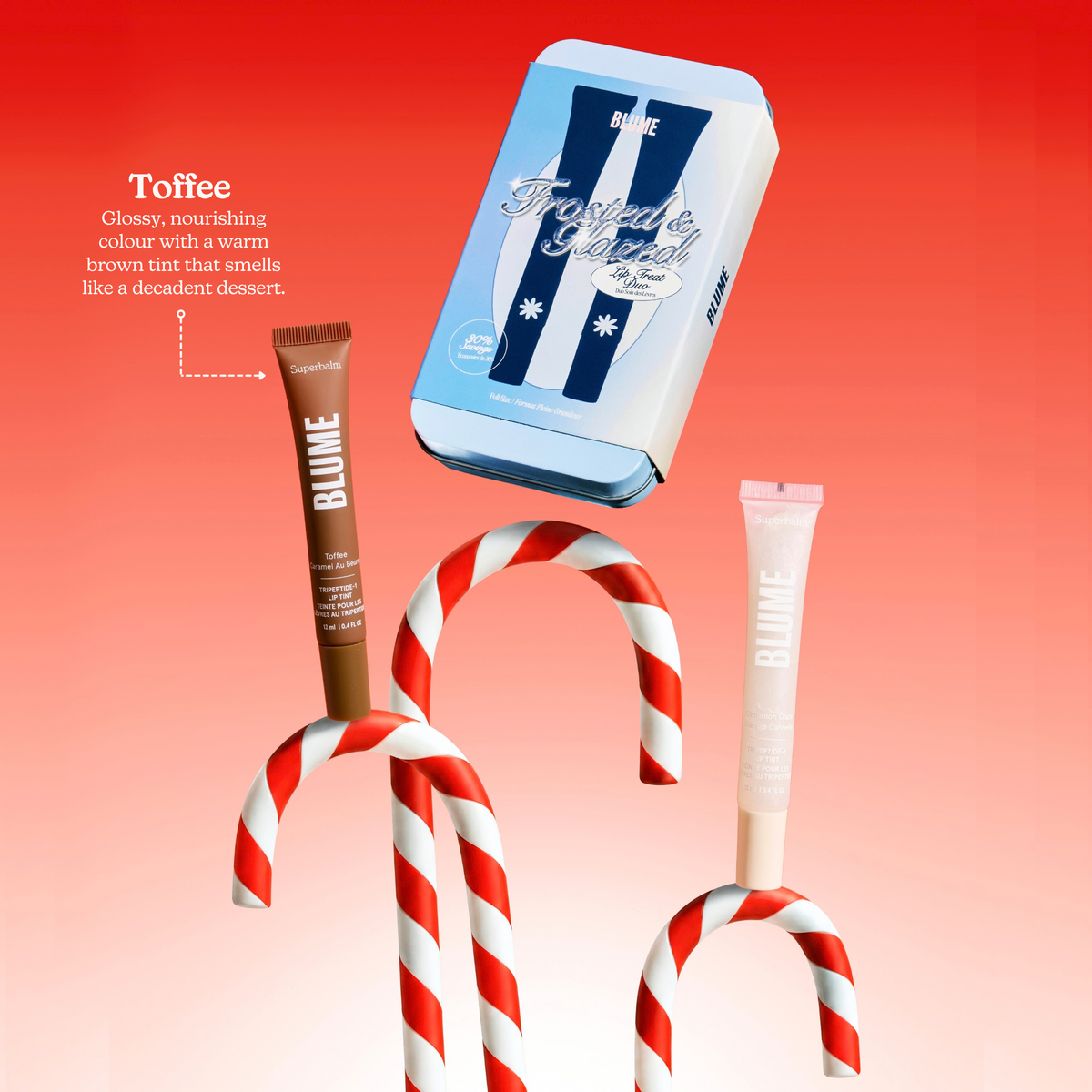 Superbalm Tripeptide-1 Lip Balm in Cinnamon Glaze