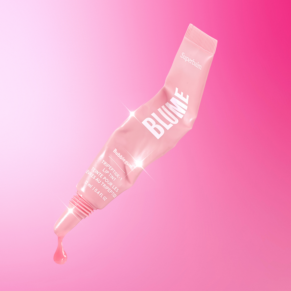 Superbalm Tripeptide-1 Lip Tint in Bubblegum