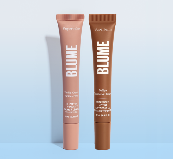 Superbalm Duo | Tripeptide-1 Lip Balm in Vanilla & Toffee – Blume
